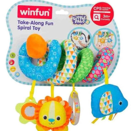 Winfun Hochet Spirale Giraffe 0M+ - Winfun - Accessoires Poussettes pour bébé Maroc -www.babyboss.ma