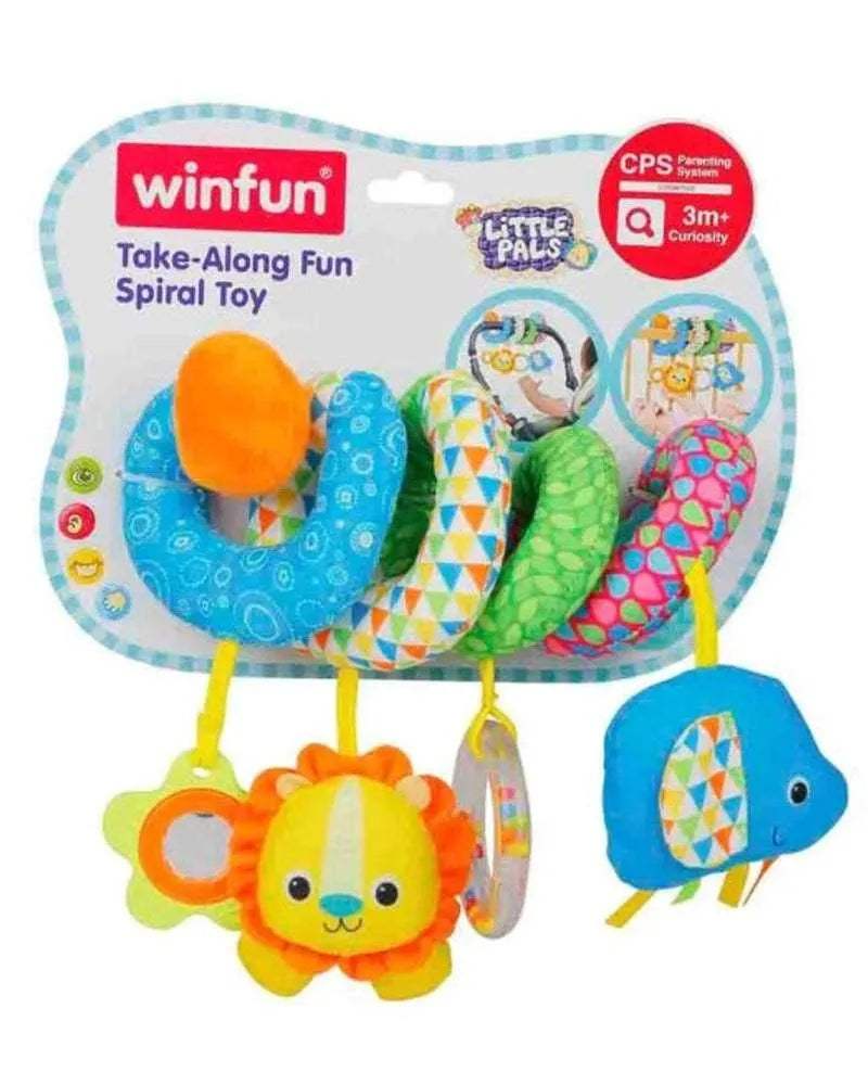 Winfun Hochet Spirale Giraffe 0M+ - Winfun - Accessoires Poussettes pour bébé Maroc -www.babyboss.ma