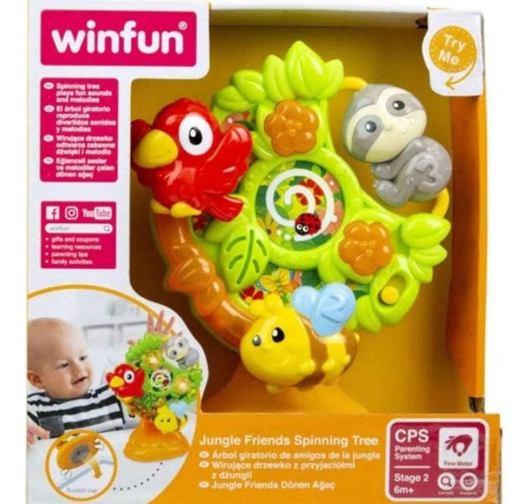 Winfun jouet pour bébé - Arbre tournant avec lumière et son - Winfun - pour bébé Maroc -www.babyboss.ma
