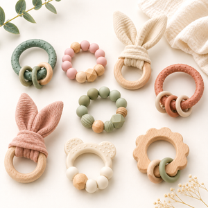 Baby teething ring
