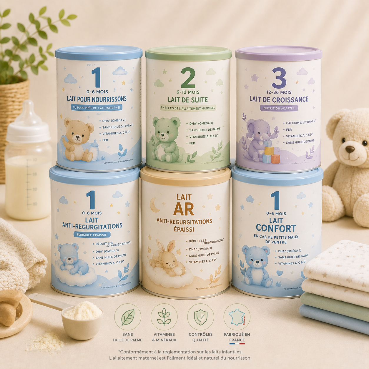 Laits infantiles