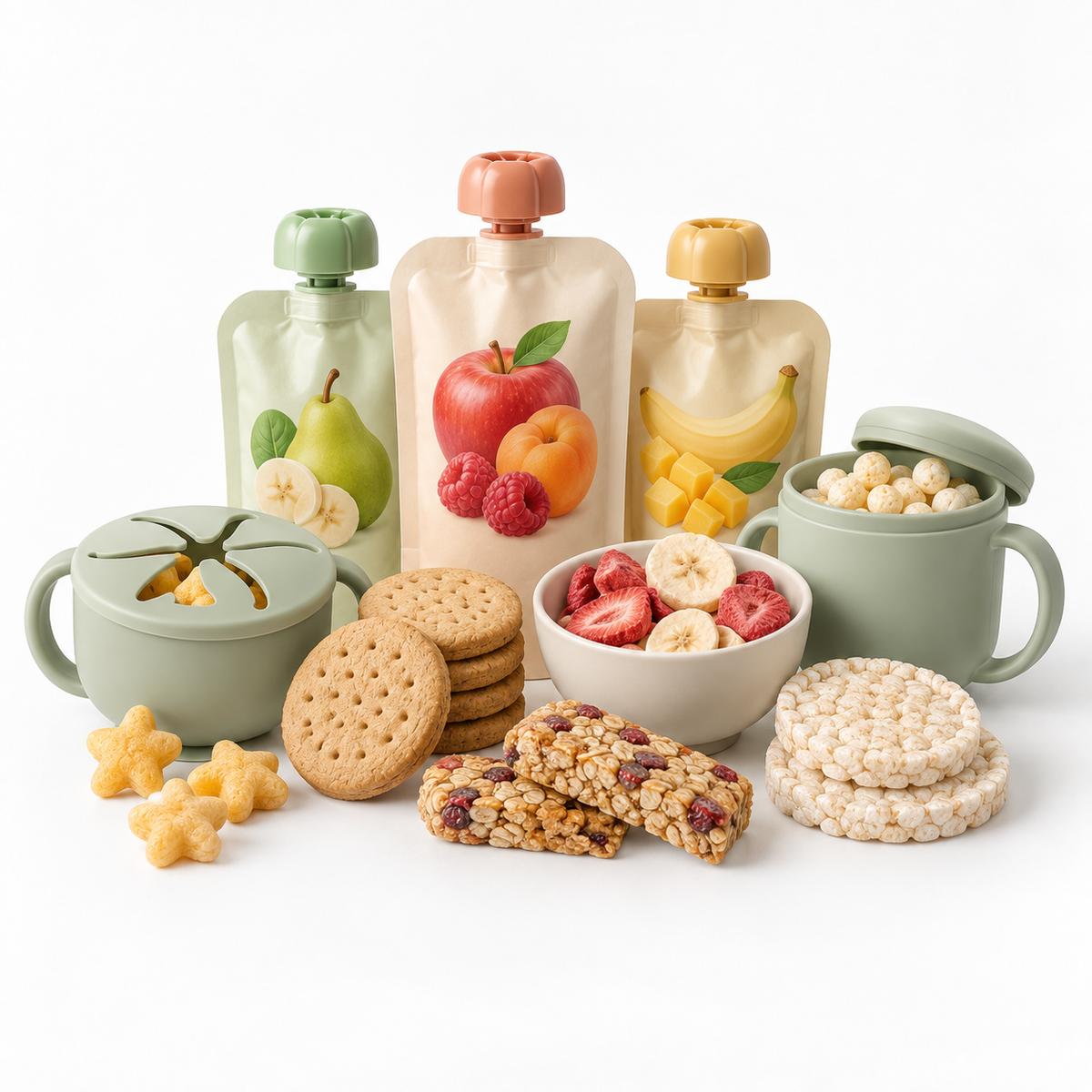 Snacks et goûters bio pour enfants - BabyBoss.ma