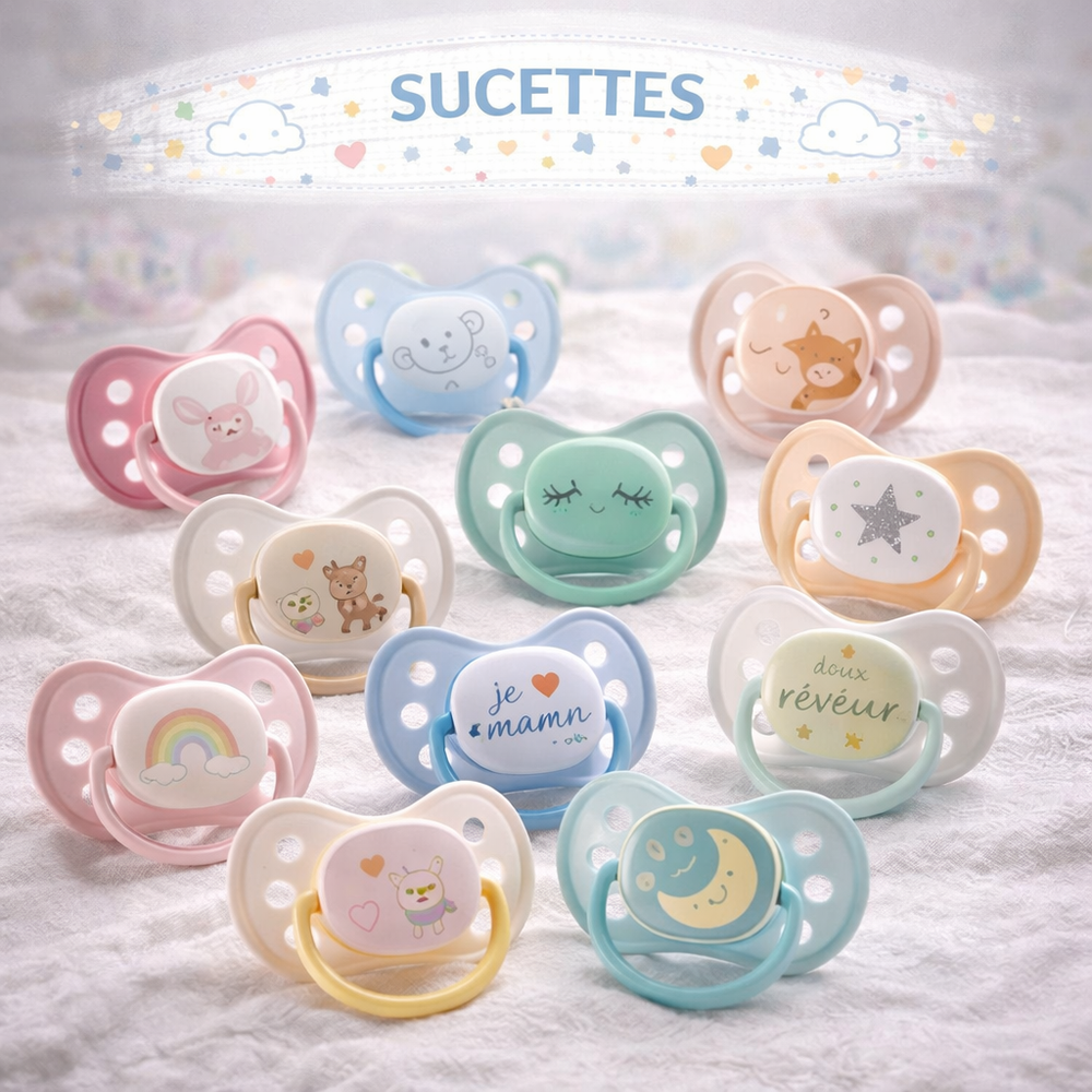 Sucettes pour bébé