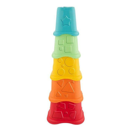 Cube à Empiler 2 en 1 Eco+ Chicco - Chicco - Jouets Sensoriels pour bébé Maroc -www.babyboss.ma
