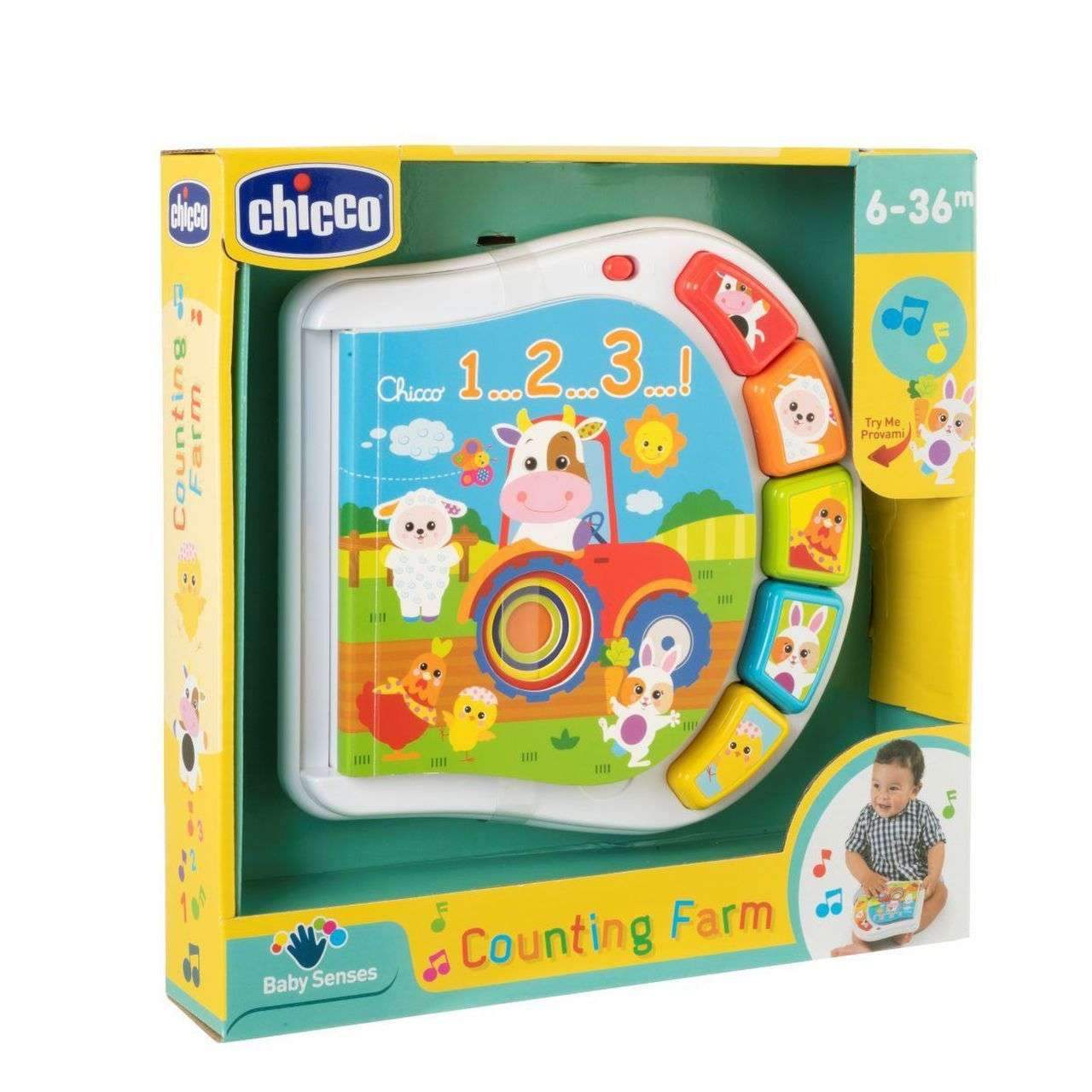 Livre de la Ferme - Chicco - Chicco - Jouets Sensoriels pour bébé Maroc -www.babyboss.ma