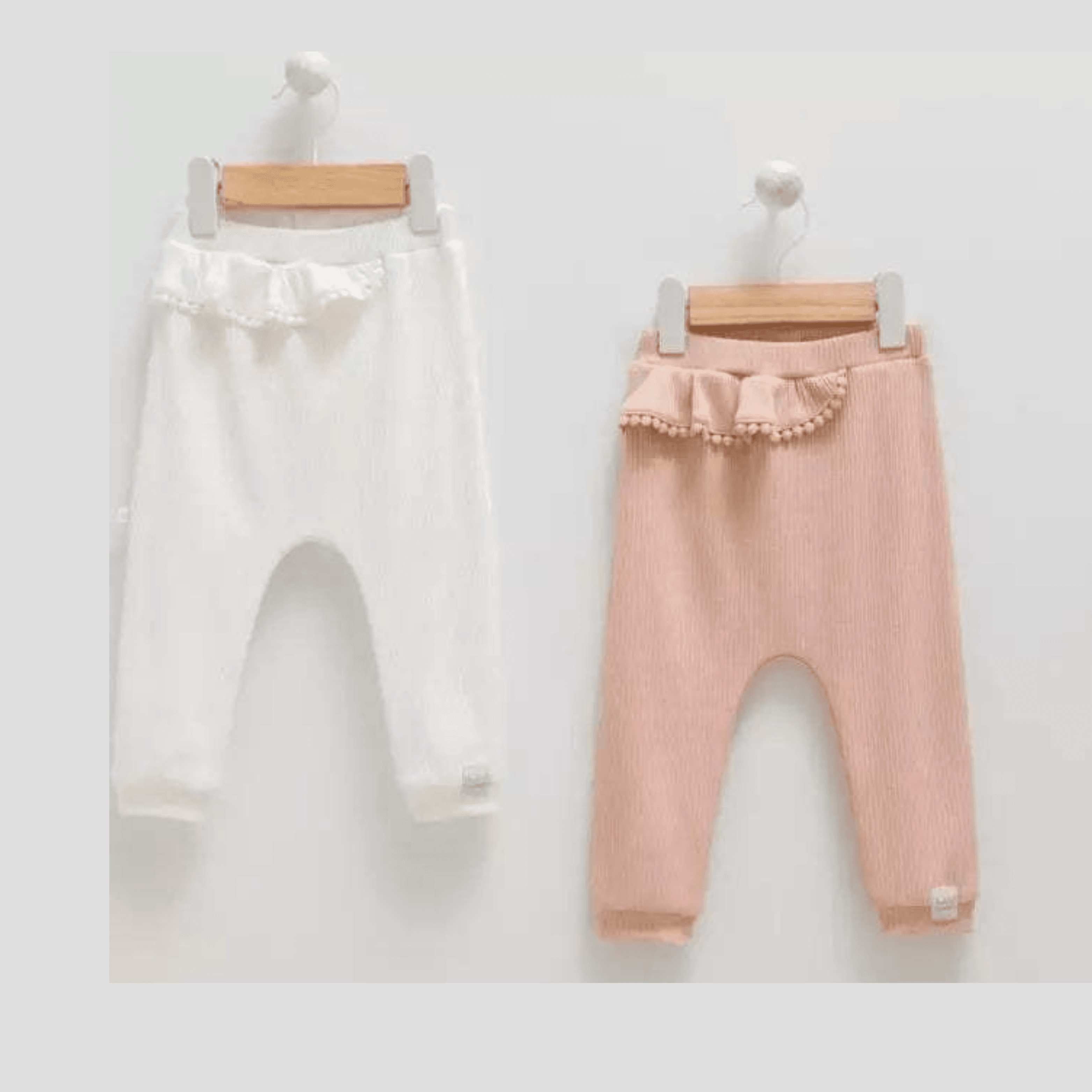 Lot de 2 Pantalons bébé - Caramell - Caramell - Pantalon pour bébé Maroc -www.babyboss.ma