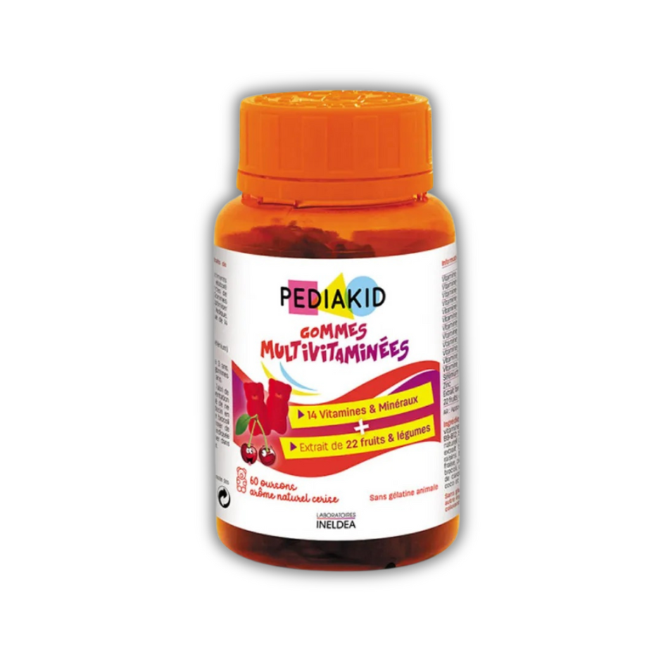 PEDIAKID Gommes Multivitaminées - 60 Pièces 138g