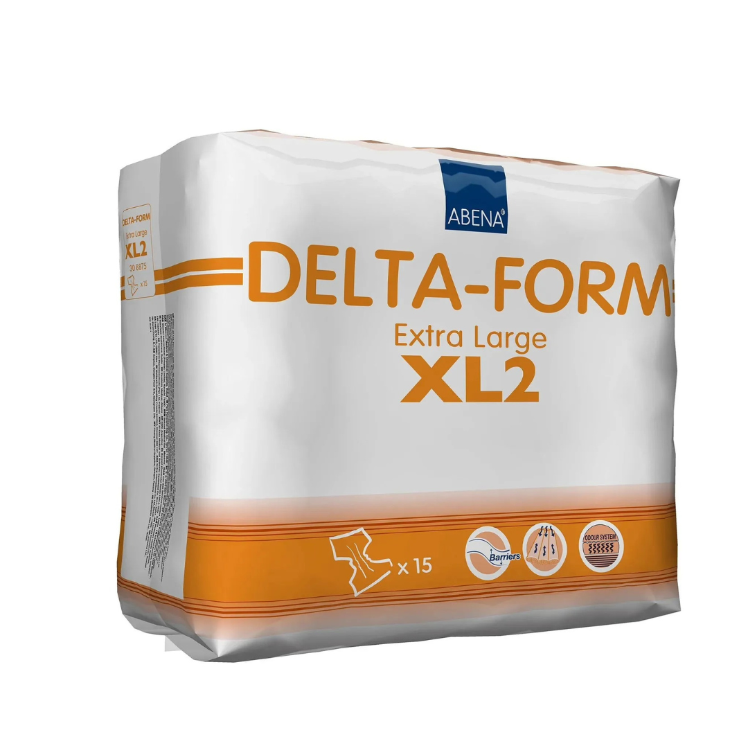 Abena Delta-Form XL 2 – Couches Adultes Haute Absorption