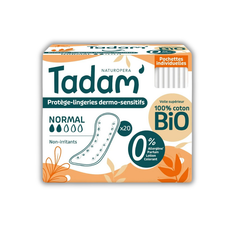 Tadam' Protège-lingeries Dermo-sensitifs - Normal 20 unités