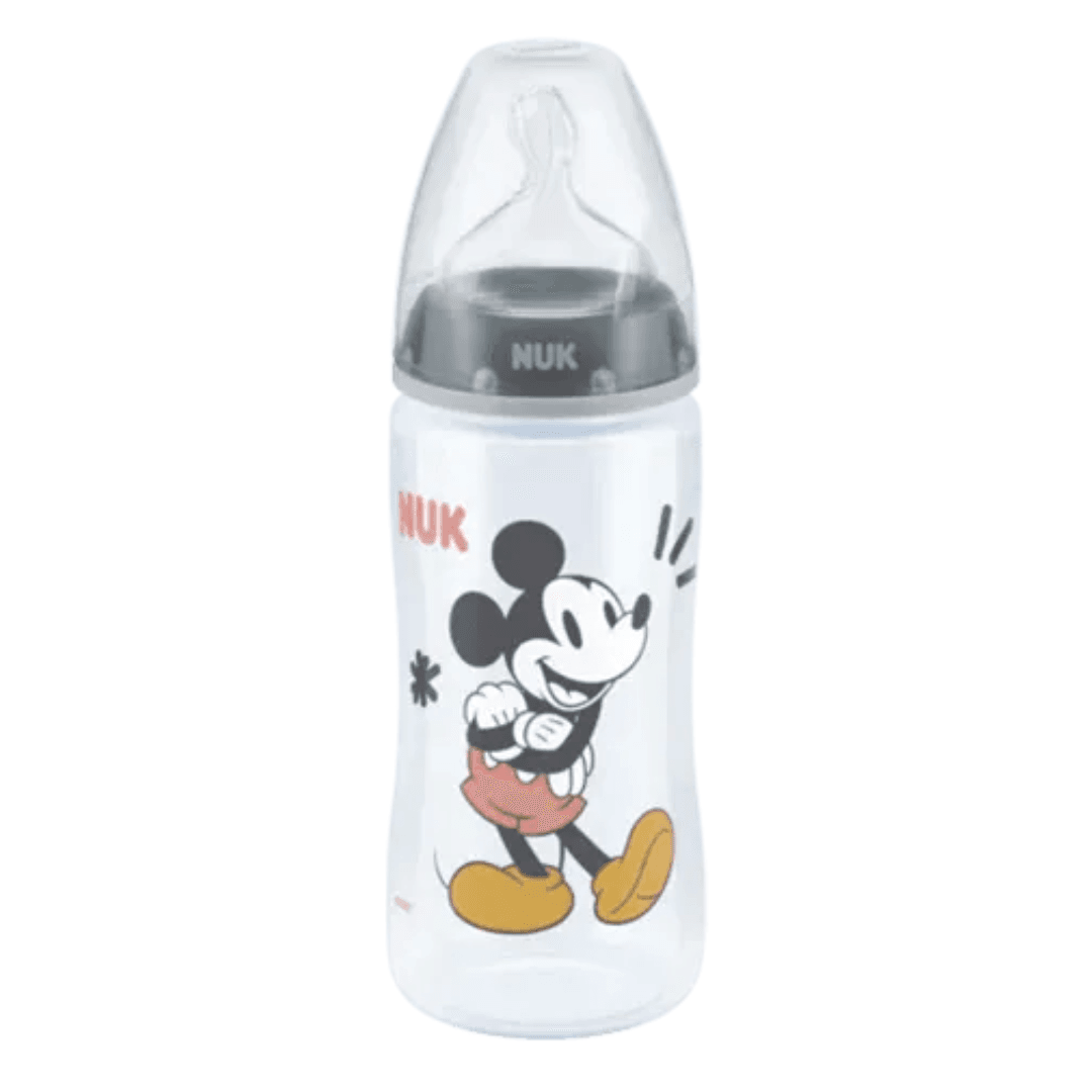 Biberon NUK Mickey Mouse First Choice Plus avec Température Control 300ml - NUK - pour bébé Maroc -www.babyboss.ma