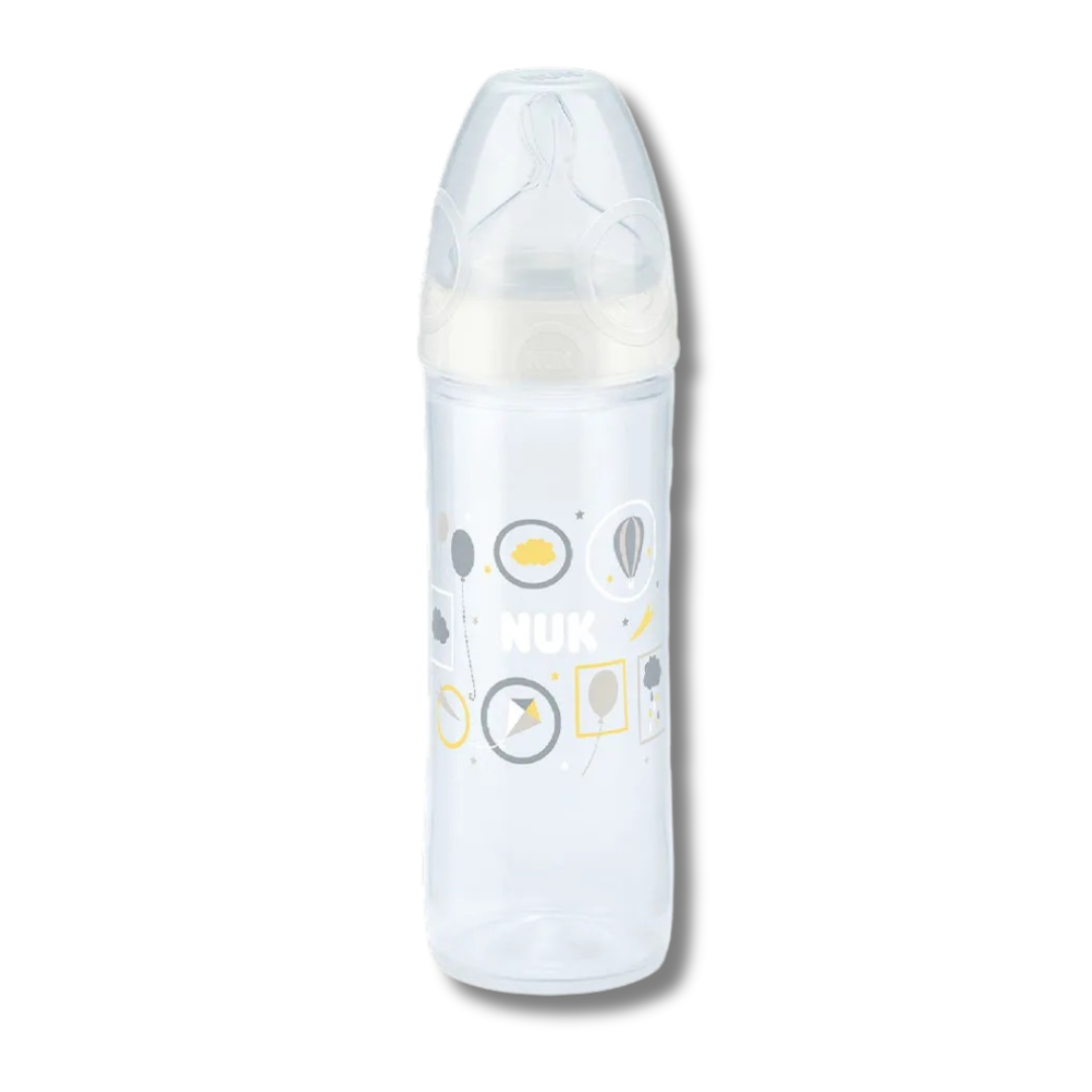 Biberon Classic Love NUK 6-18M - Blanc