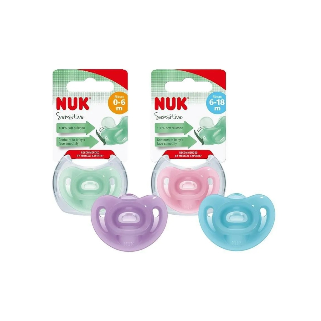 Sucette nuk super soft sensitive