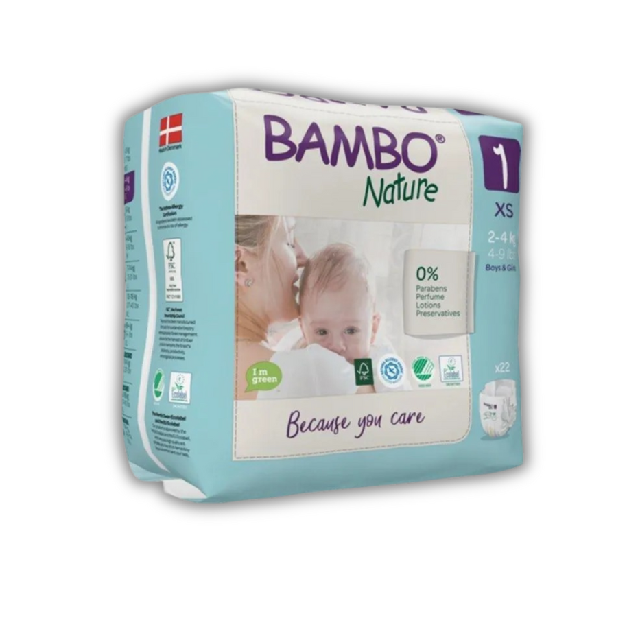 Couches Bambo Nature Taille 1 (2-4 kg)