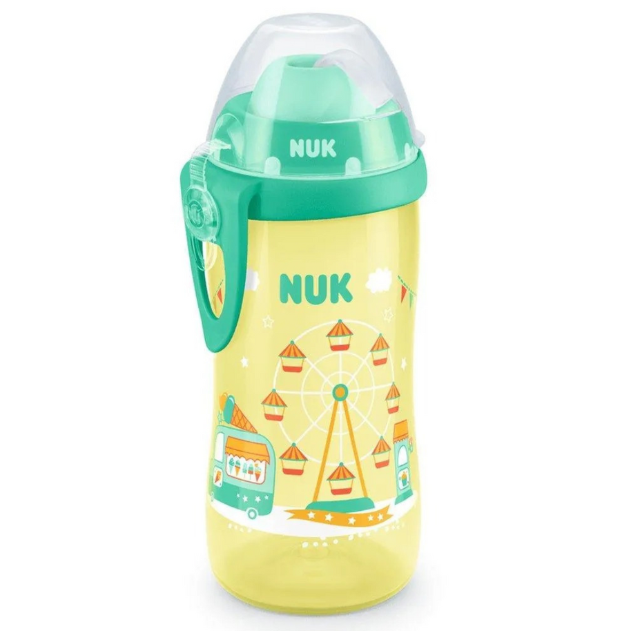 Flexi Cup 300ml avec Paille NUK 12M+ - Jaune