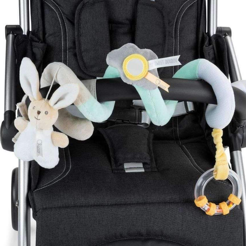 Spirale d’Activités Poussette - Chicco - Jouets Sensoriels pour bébé Maroc -www.babyboss.ma