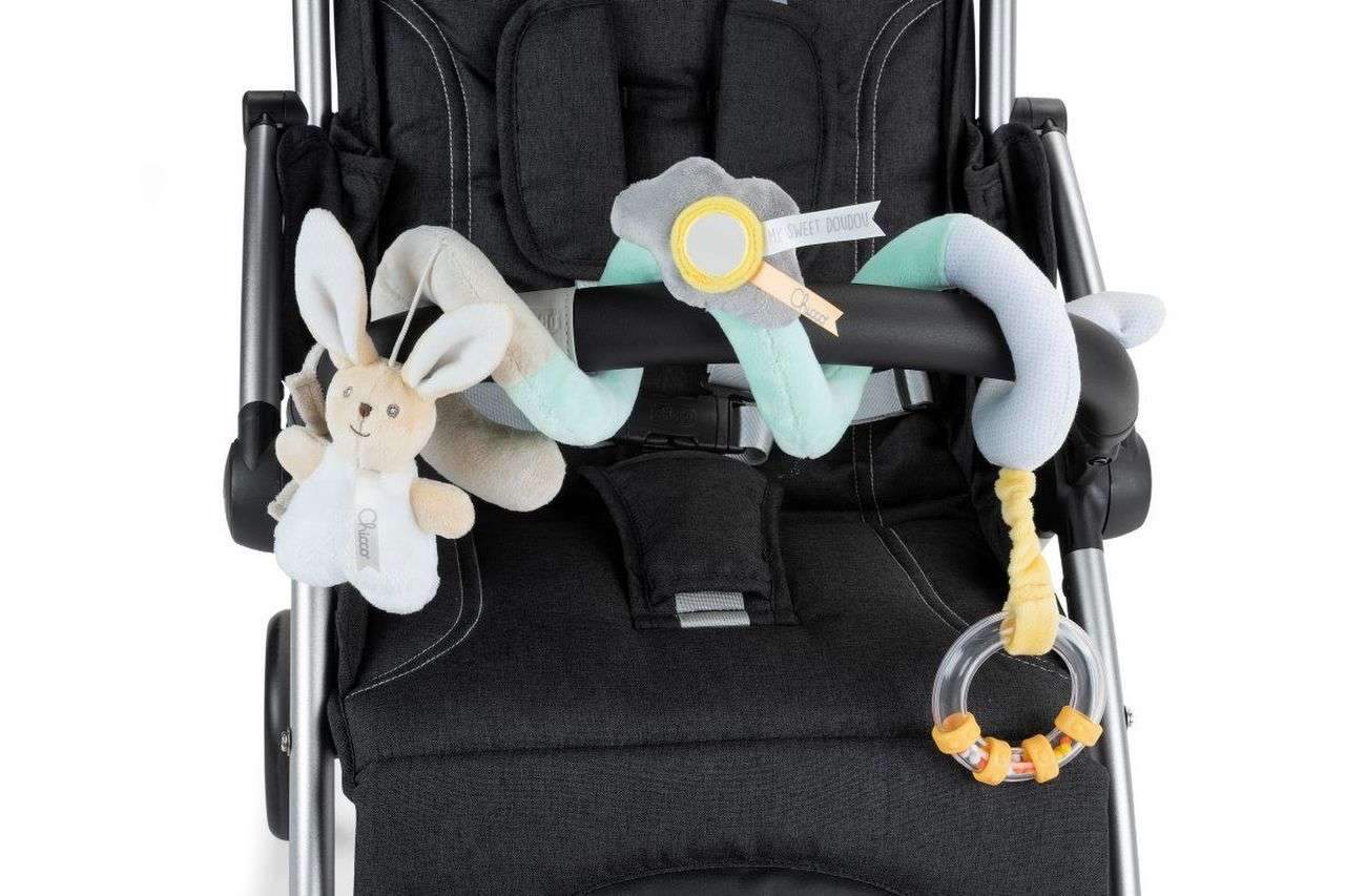 Spirale d’Activités Poussette - Chicco - Jouets Sensoriels pour bébé Maroc -www.babyboss.ma