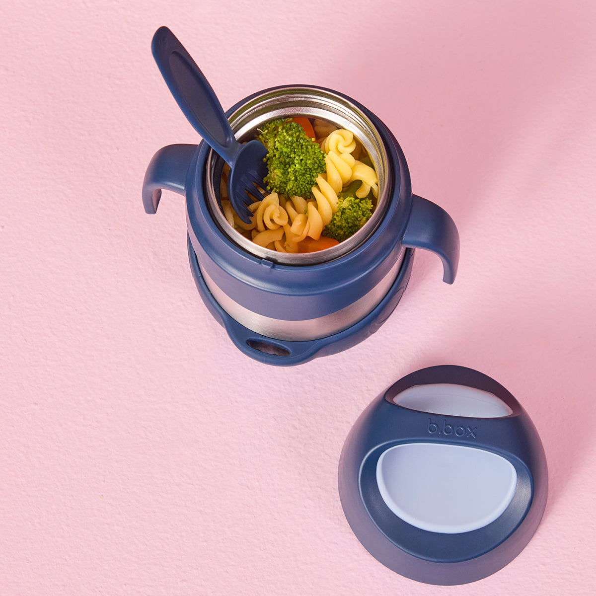 Thermos Alimentaire Isotherme b.box (335ml) - midnight - b.box - Insulated Food Jars pour bébé Maroc -www.babyboss.ma