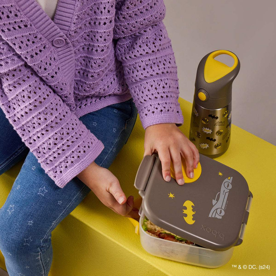 Lunchbox Batman by b.box 1L 🦇 - BBOX USA - Batman Mini Lunchbox pour bébé Maroc -www.babyboss.ma