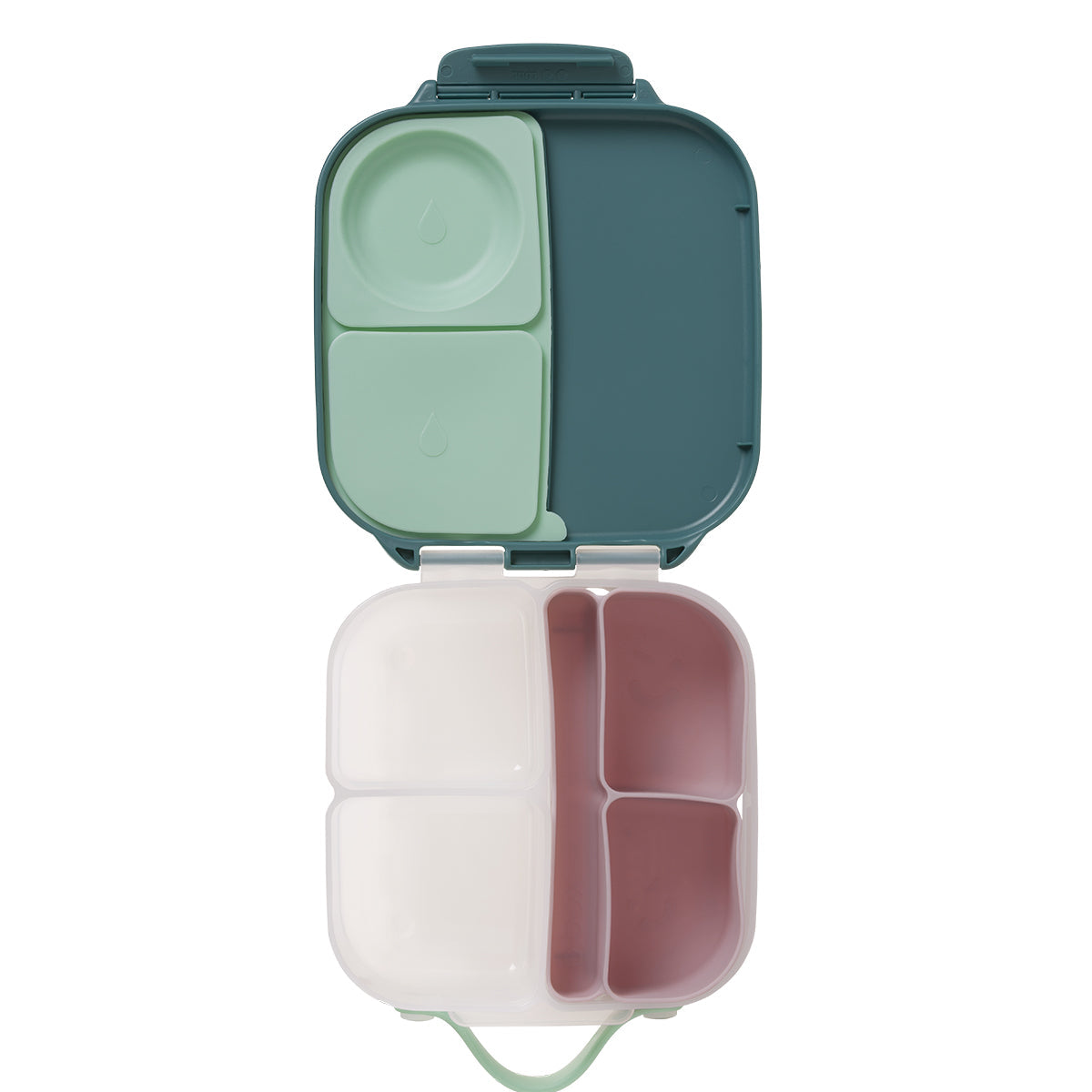 silicone bento tray - mini lunchbox - berry