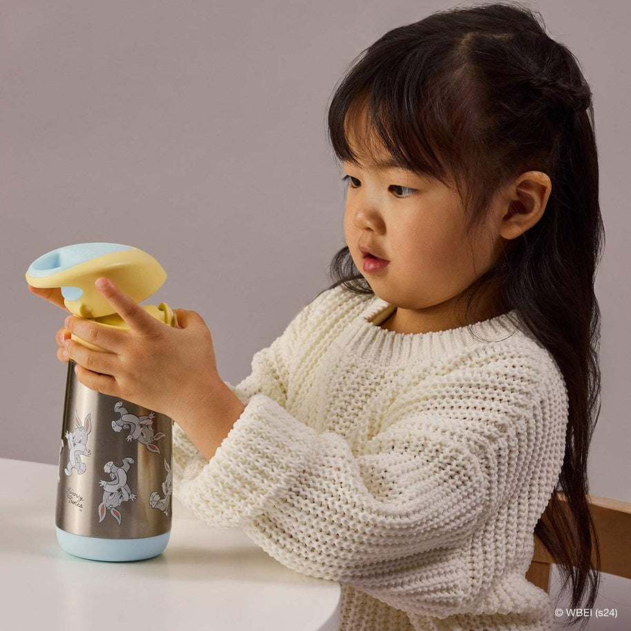 Gourde isotherme à paille B.box 350ml – Édition Looney Tunes - BBOX USA - Looney Tunes Insulated Drink Bottle pour bébé Maroc -www.babyboss.ma