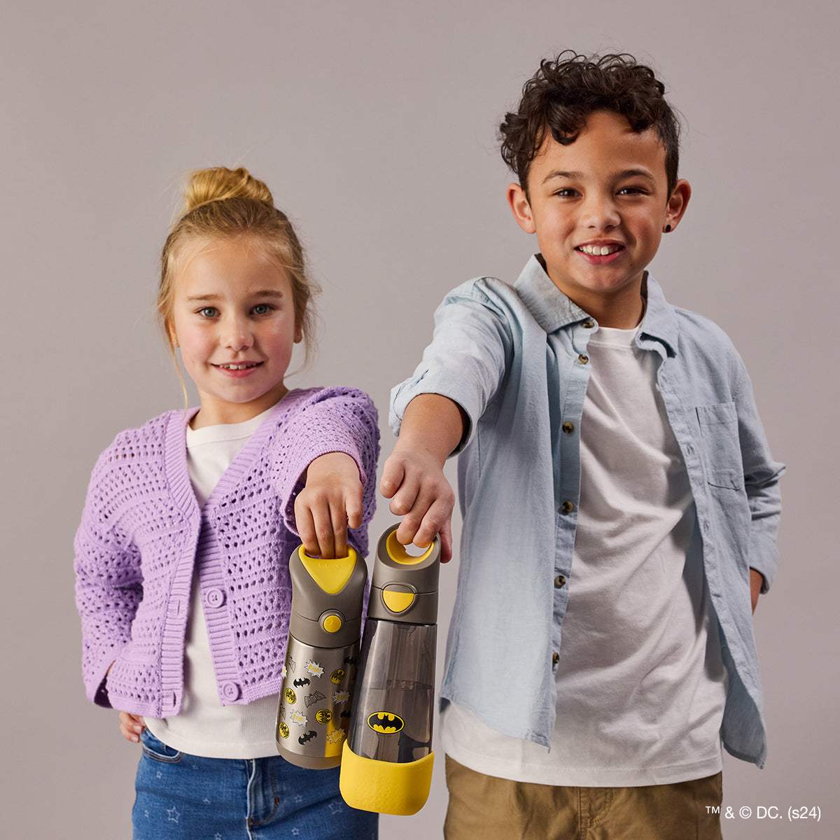 Gourde Isotherme 350ml – Batman by b.box 🦇 - BBOX USA - Batman Insulated Water Bottle pour bébé Maroc -www.babyboss.ma