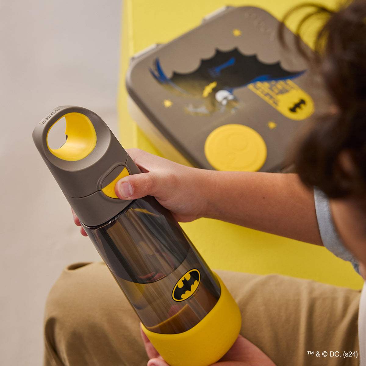 Gourde Tritan™ 600ml - Batman by b.box 🦇 - BBOX USA - Batman Tritan Drink Bottle pour bébé Maroc -www.babyboss.ma