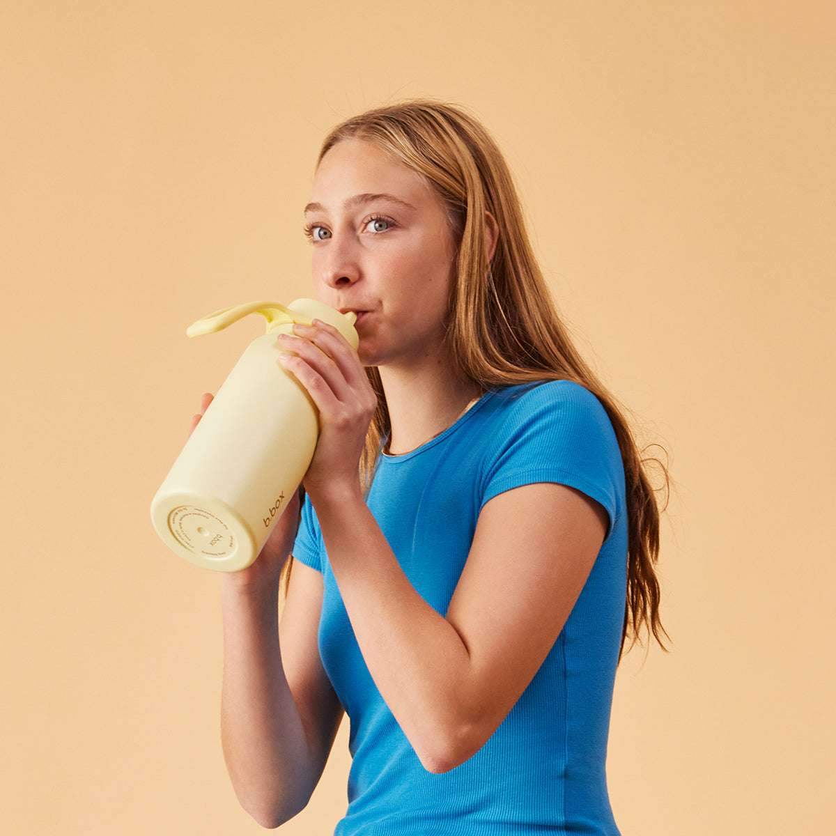 Gourde Isotherme Flip Top BBox 1L - lemon twist - BBOX USA - Insulated Flip Top - 1000ml pour bébé Maroc -www.babyboss.ma