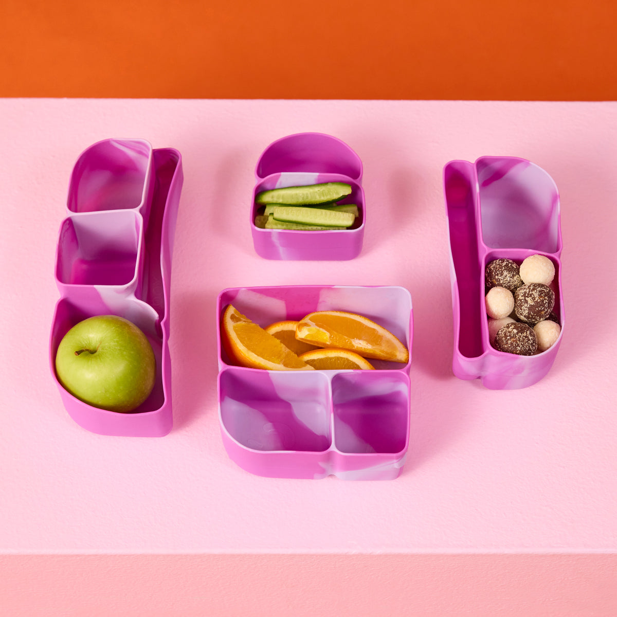 silicone bento buddy - lunchbox - cosmic