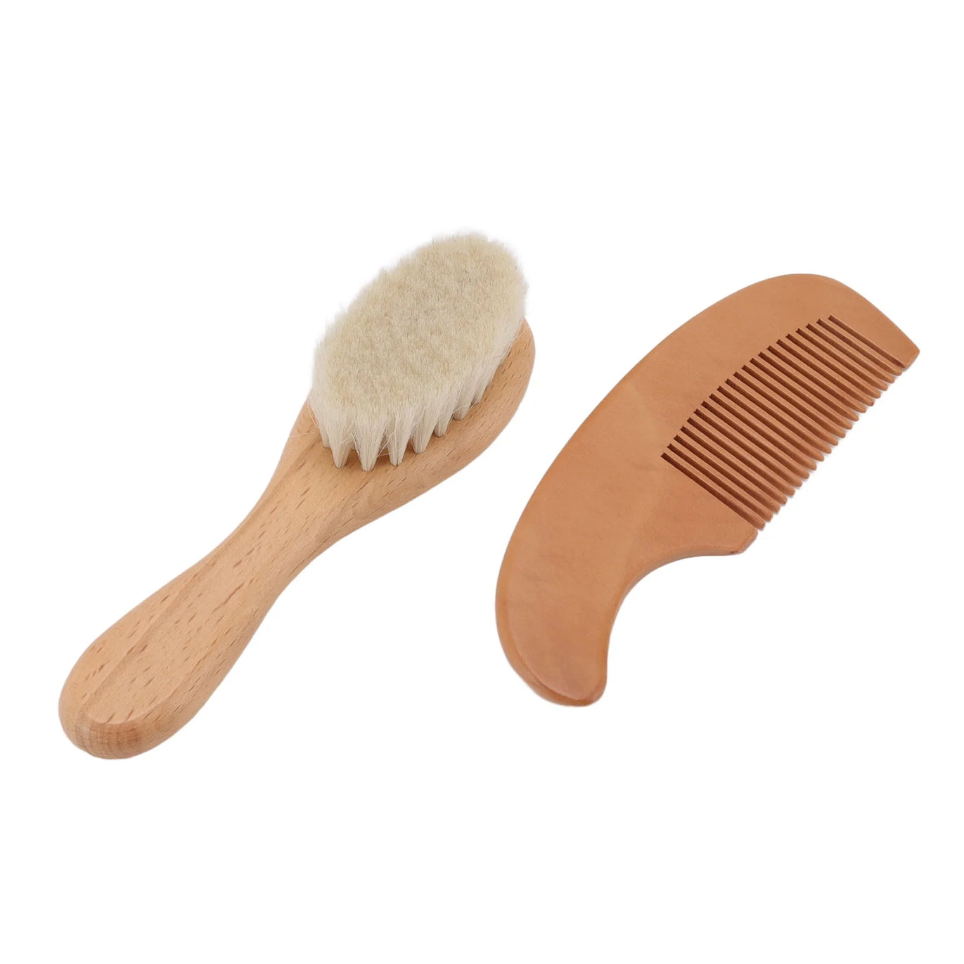 Brosse & Peigne Doux en Bois