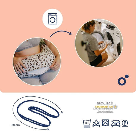 Coussin d'allaitement et maternité BUDDY Spring Doomoo - Leopard