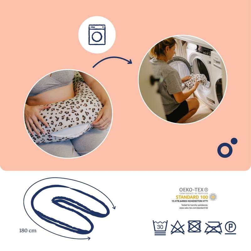 Coussin d'allaitement et maternité BUDDY Spring Doomoo - Leopard