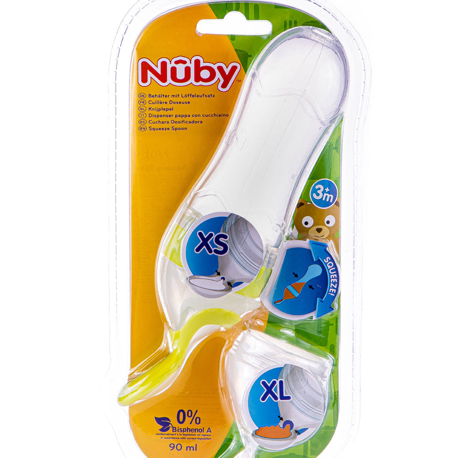 Cuillère biberon en silicone Nuby