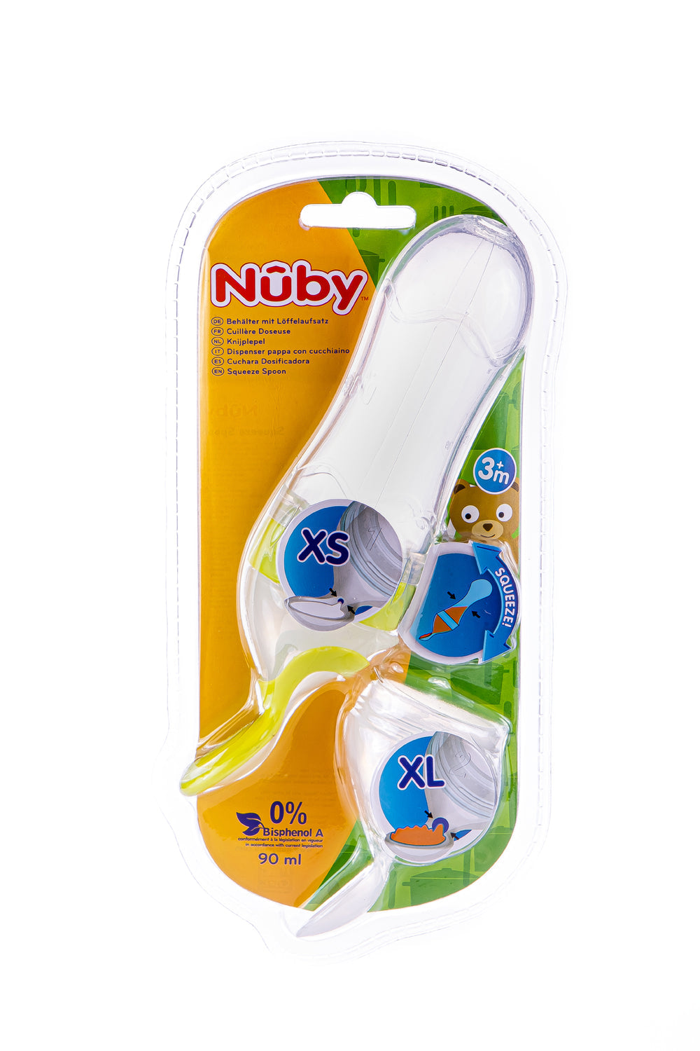 Cuillère biberon en silicone Nuby