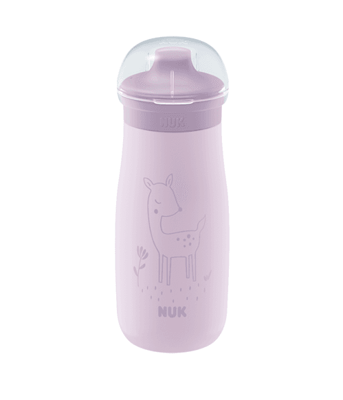 Tasse Mini Me Flip en acier inoxydabl 300ml 6mois+ - Babyboss.ma - pour bébé Maroc -www.babyboss.ma