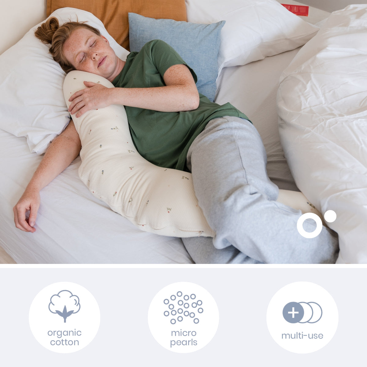 Coussin de maternité 2-en-1 Twisty – Doomoo - Dommo - - Babyboss.ma