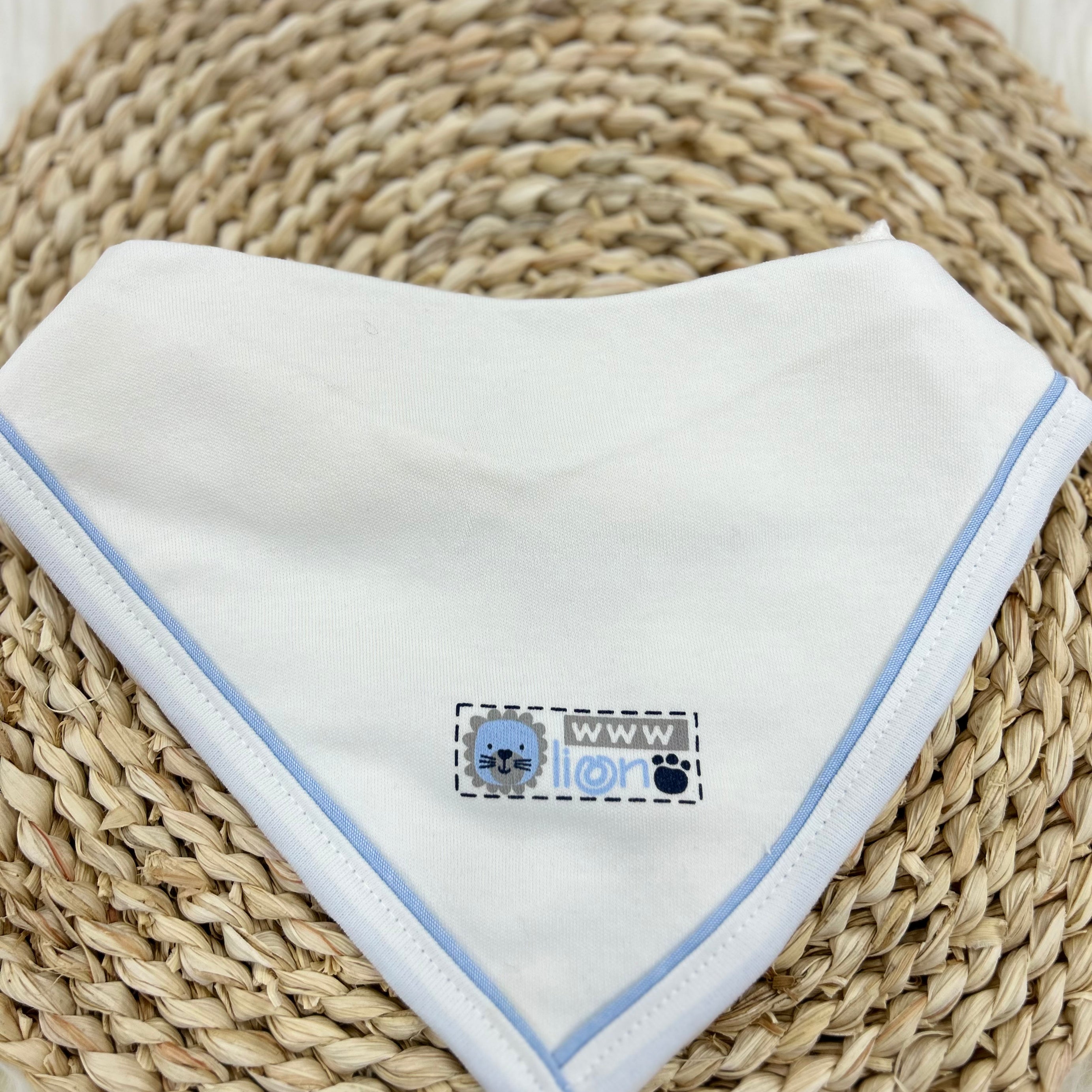 Nûby Bib 100% cotton Adjustable 0m+ - Little moments