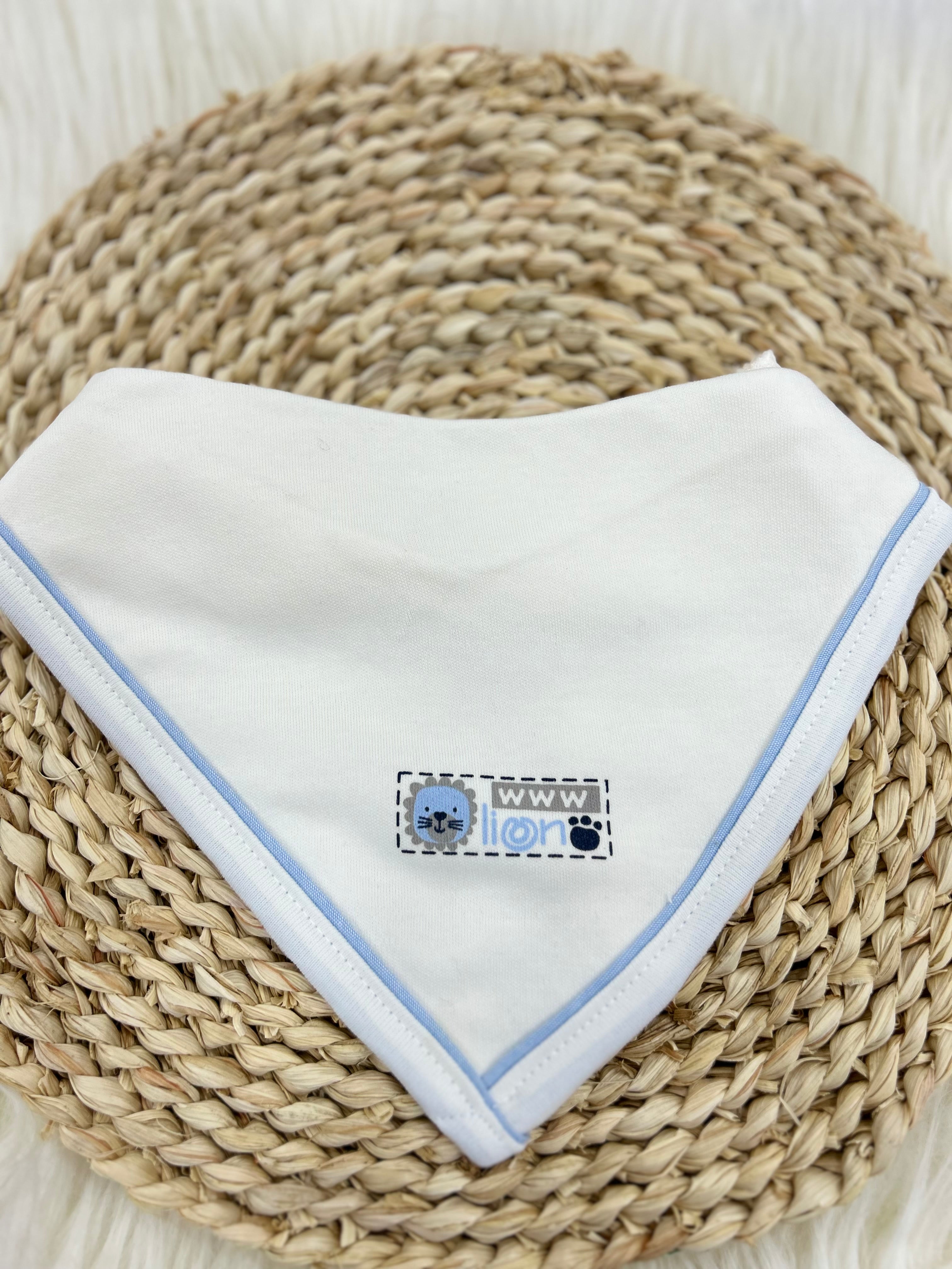 Nûby Bib 100% cotton Adjustable 0m+ - Little moments