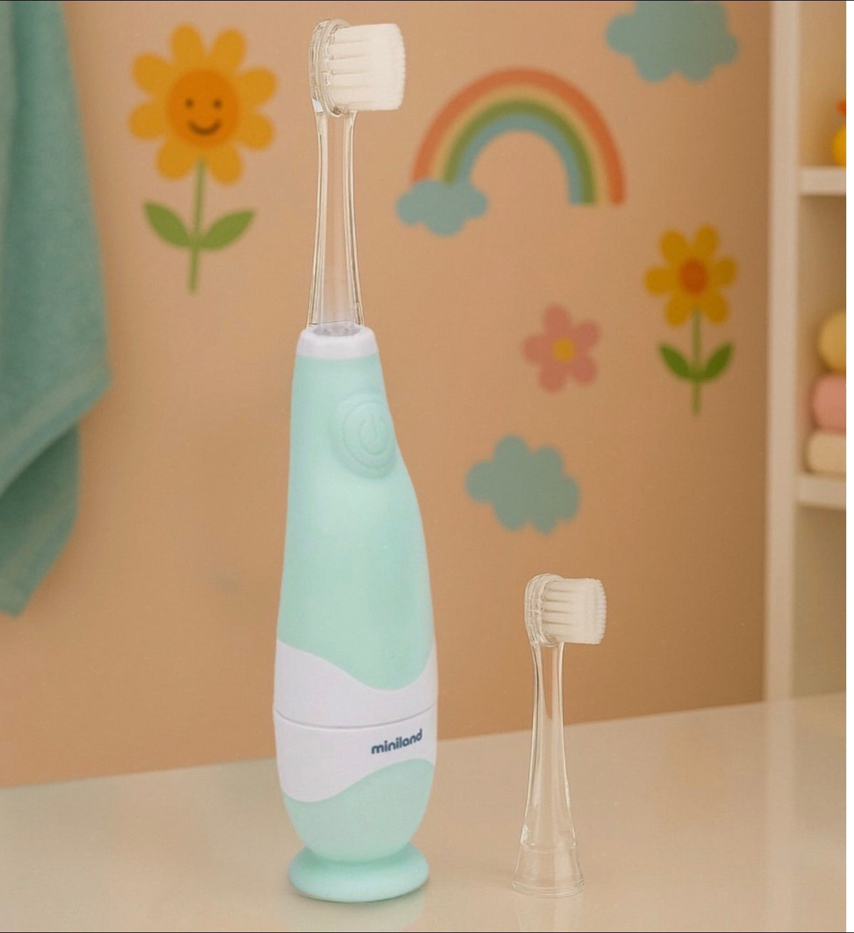 مينيلاند Baby Tooth Care - فرشاة أسنان كهربائية للأطفال