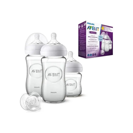 Kit Nouveau Né Philips Avent En Verre – Biberon et sucette