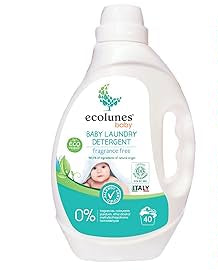 Ecolunes Lessive Bébé Écologique et Hypoallergénique – 2 L