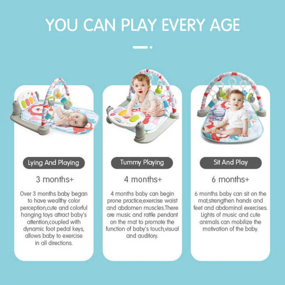 Tapis d'Eveil Piano Pied Musique - Huanger - pour bébé Maroc -www.babyboss.ma