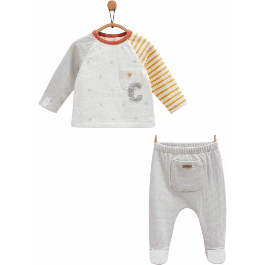 Ensemble pour bébé 2 pièces - Caramell - caramell - Ensemble pour bébé Maroc -www.babyboss.ma