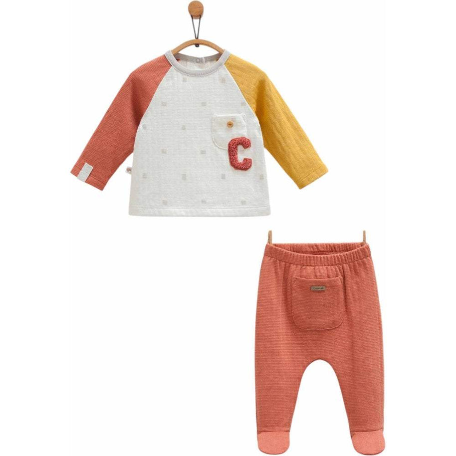 Ensemble pour bébé 2 pièces - Caramell - caramell - Ensemble pour bébé Maroc -www.babyboss.ma