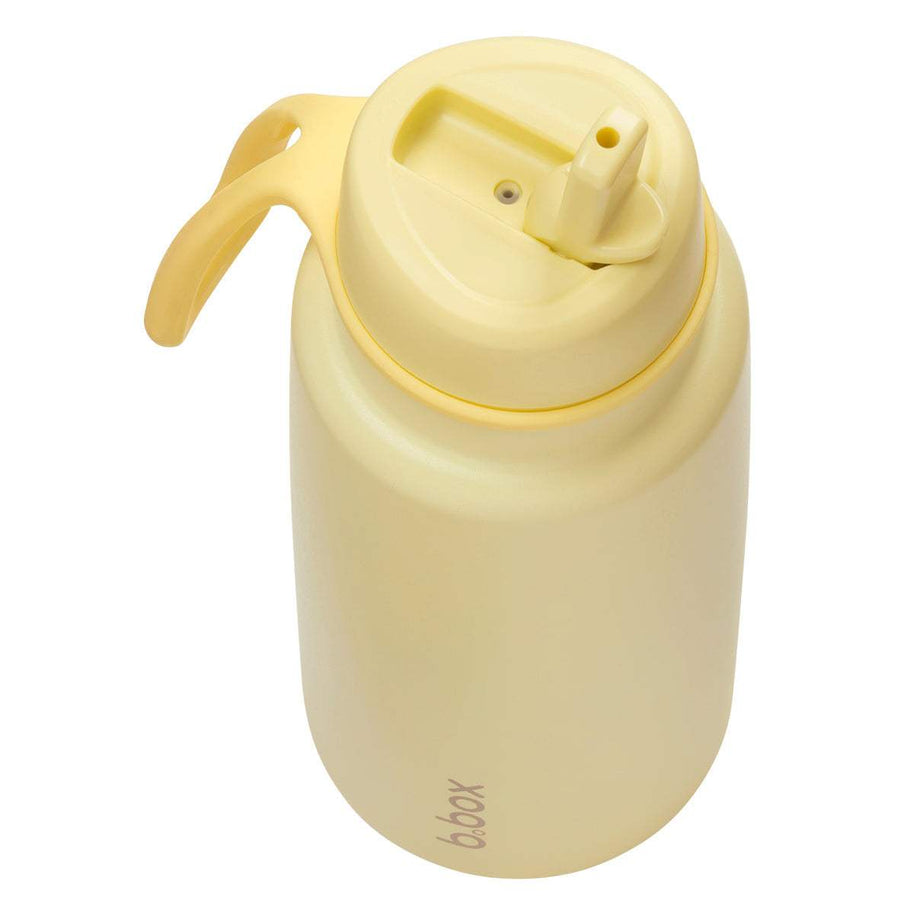 Gourde Isotherme Flip Top BBox 1L - lemon twist - BBOX USA - Insulated Flip Top - 1000ml pour bébé Maroc -www.babyboss.ma