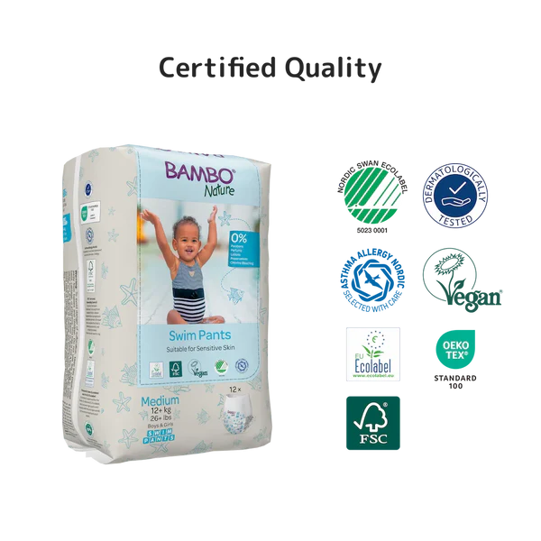 BAMBO NATURE – Swim Pants Medium +12kg 12 Pieces