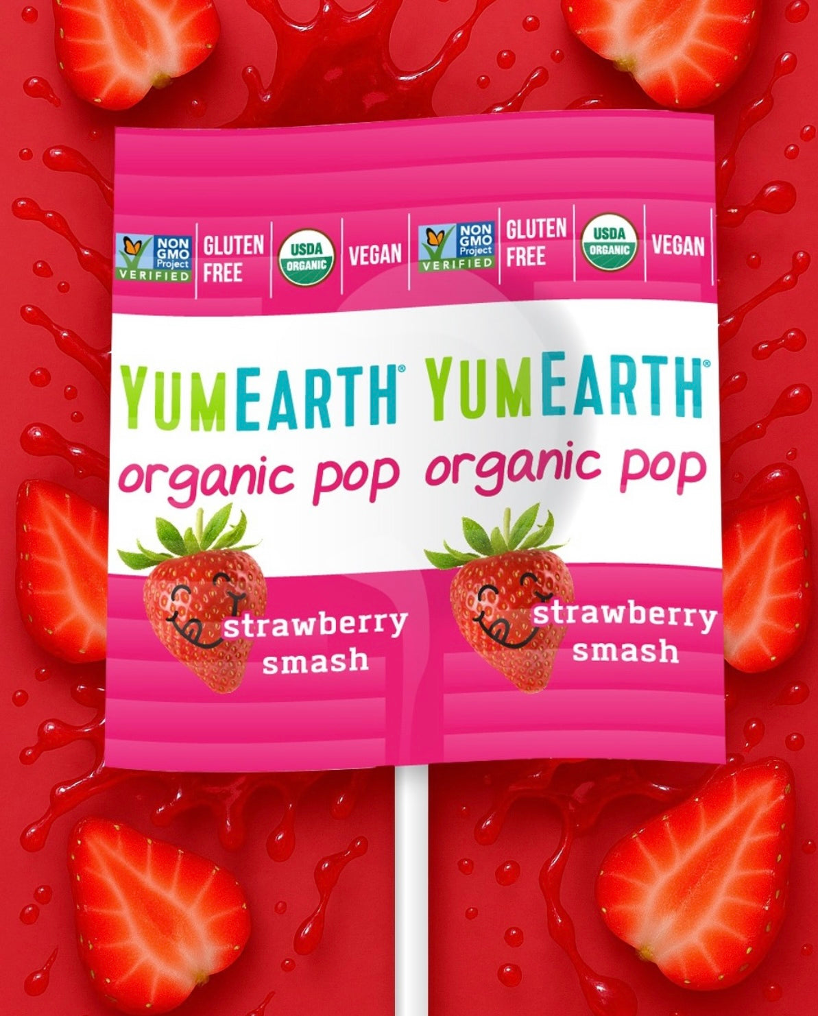 Sucettes biologiques YumEarth AROMATISÉES AUX FRUITS - Yumearth - 