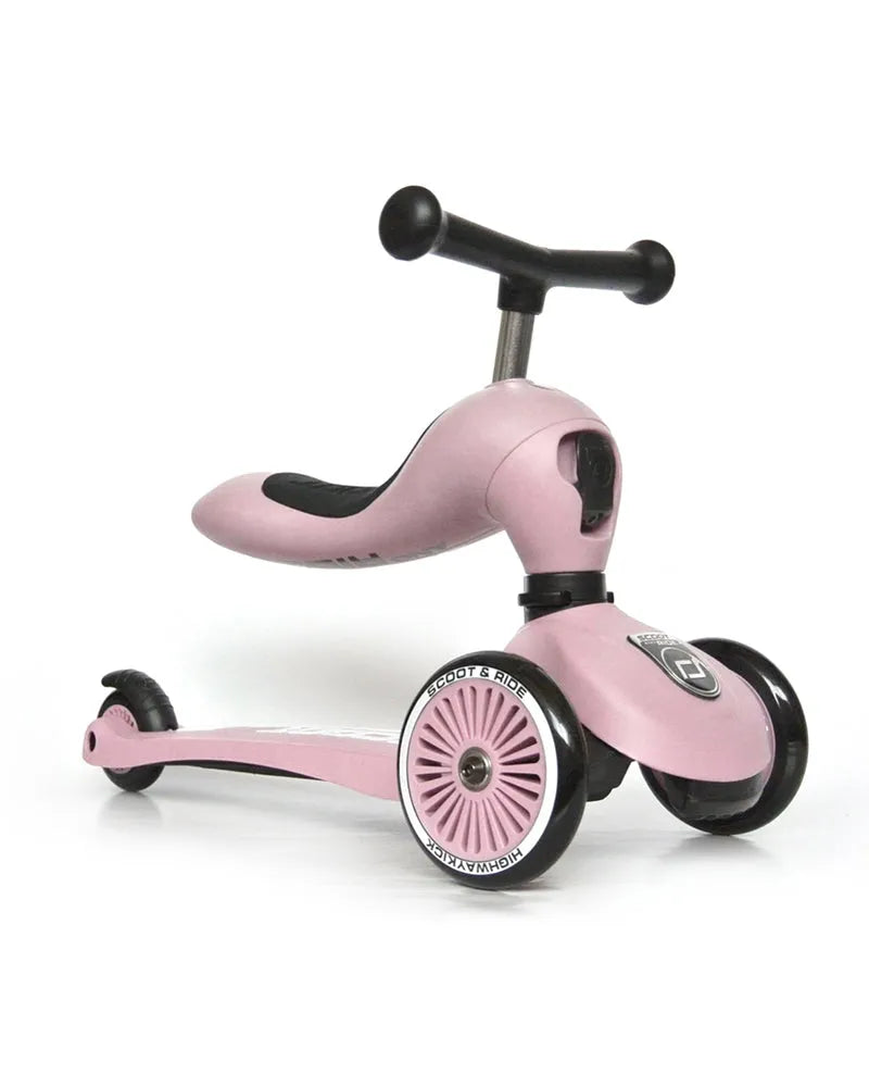 Scoot And Ride  Trottinette 2en1 Highwaykick 1 - Rose