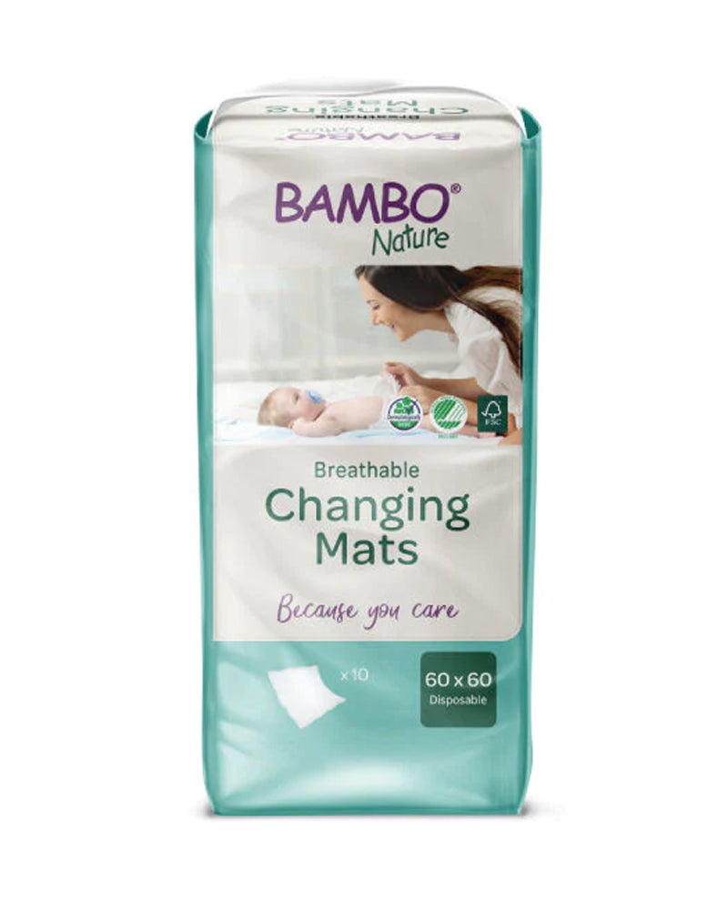 Bambo Nature Changing Mat 60x60cm - 10 Units