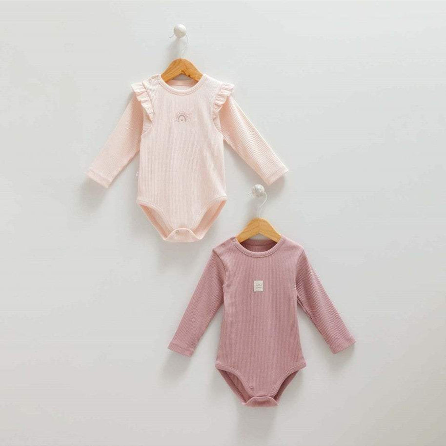 Lot de 2 bodies - Caramell - caramell - Body pour bébé Maroc -www.babyboss.ma