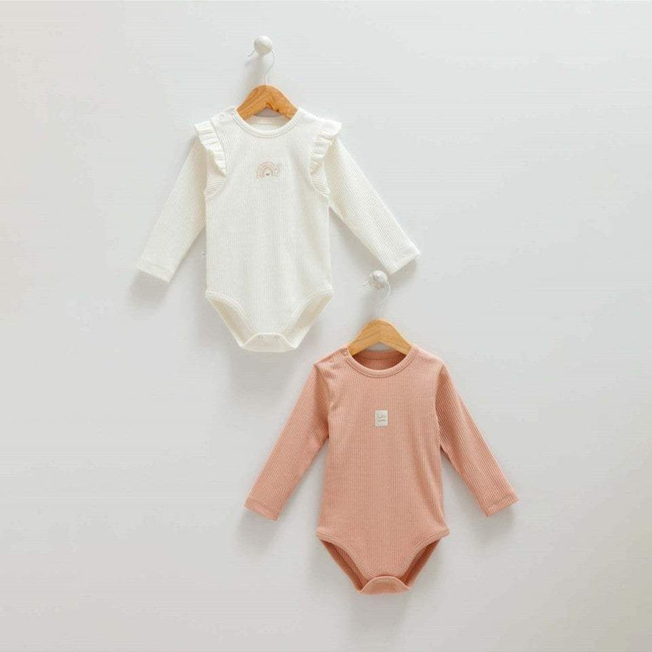 Lot de 2 bodies - Caramell - Caramell - Body pour bébé Maroc -www.babyboss.ma